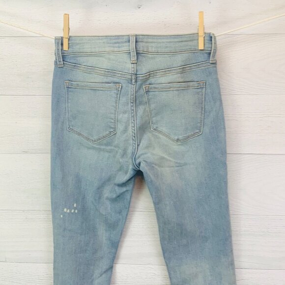 NEW Old Navy Womens Rockstar JeansSuper Skinny Fit Distressed Bleached Size 2 - Picture 9 of 12